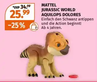 Müller Mattel jurassic world aquilops dolores Angebot