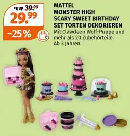 Müller Mattel monster high scary sweet birthday Angebot