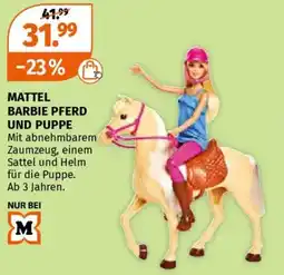 Müller Mattel barbie pferd und puppe Angebot