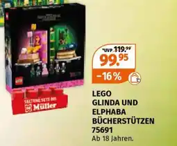 Müller Lego glinda und elphaba bücherstützen Angebot