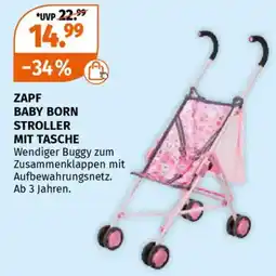 Müller Zapf baby born stroller mit tasche Angebot