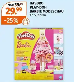 Müller Hasbro play doh barbie modeschau Angebot