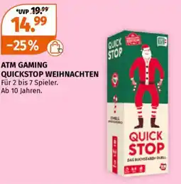 Müller Atm gaming quickstop weihnachten Angebot