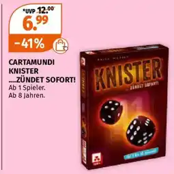 Müller Cartamundi knister zündet sofort Angebot