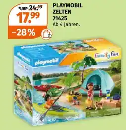 Müller Playmobil zelten Angebot
