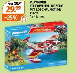 Müller Playmobil feuerwehrflugzeug mit löschfunktion Angebot