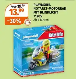Müller Playmobil notarzt-motorrad mit blinklicht Angebot