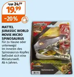 Müller Mattel jurassic world movie micro spinosaurus Angebot