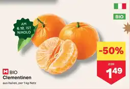 MPreis BIO Clementinen Angebot