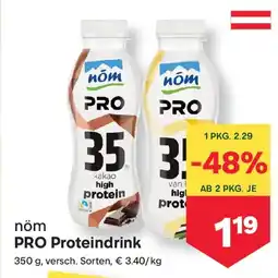MPreis nóm PRO Proteindrink Angebot