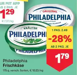 MPreis Philadelphia Frischkäse Angebot