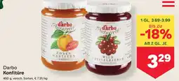 MPreis Darbo Konfitüre Angebot