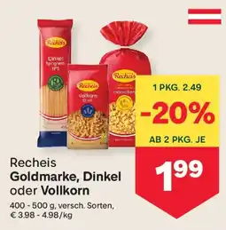MPreis Recheis Goldmarke, Dinkel oder Vollkorn Angebot