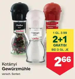 MPreis Kotányi Gewürzmühle Angebot