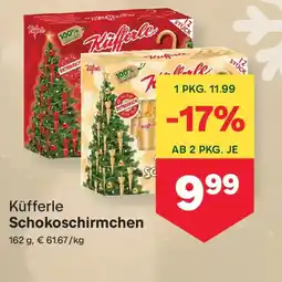 MPreis Küfferle Schokoschirmchen Angebot