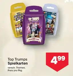 MPreis Top Trumps Spielkarten Angebot