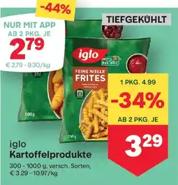 MPreis iglo Kartoffelprodukte Angebot