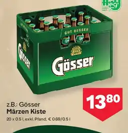 MPreis z.B.: Gösser Märzen Kiste Angebot
