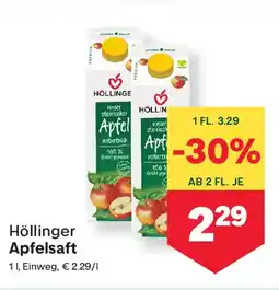 MPreis Höllinger Apfelsaft Angebot