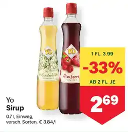 MPreis Yo Sirup Angebot