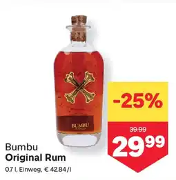 MPreis Bumbu Original Rum Angebot