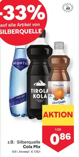 MPreis Z.B.: Silberquelle Cola Mix Angebot