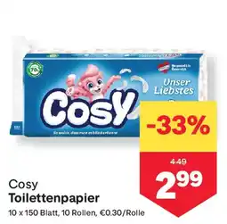 MPreis Cosy Toilettenpapier Angebot