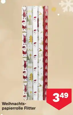 MPreis Weihnachts- papierrolle Flitter Angebot