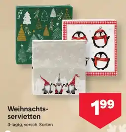 MPreis Weihnachts- servietten Angebot