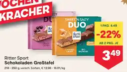 MPreis Ritter Sport Schokoladen Groẞtafel Angebot