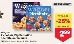 MPreis Wagner Piccolinis, Big Sensation oder Steinofen Pizza Angebot