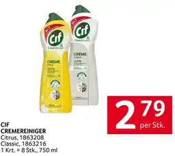 Transgourmet Cif CREMEREINIGER Citrus Angebot