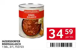 Transgourmet Inzersdorfer rindsgulasch Angebot