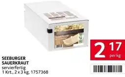 Transgourmet Seeburger sauerkraut Angebot