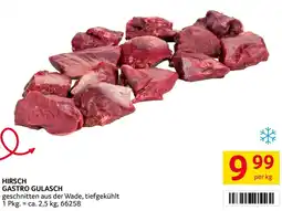 Transgourmet Hirsch gastro gulasch Angebot