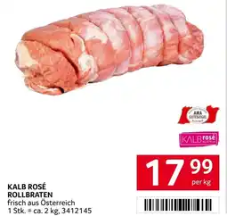 Transgourmet Kalb rosé rollbraten Angebot