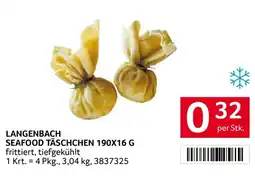 Transgourmet Langenbach seafood täschchen Angebot