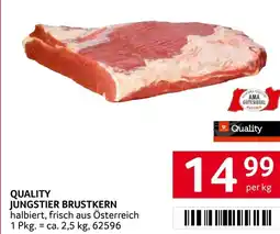 Transgourmet Quality jungstier brustkern Angebot
