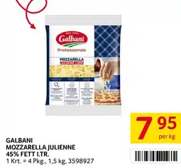Transgourmet Galbani mozzarella julienne Angebot