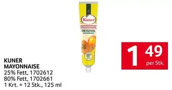 Transgourmet Kuner mayonnaise Angebot