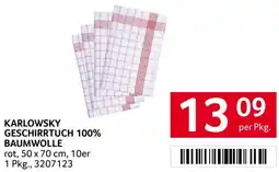 Transgourmet Karlowsky geschirrtuch 100% baumwolle Angebot