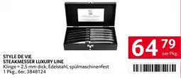 Transgourmet Style de vie steakmesser luxury line Angebot