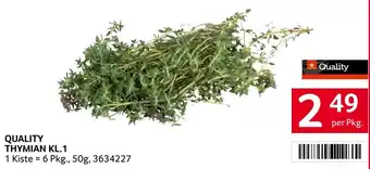Transgourmet Quality thymian Angebot