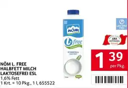Transgourmet Nöm l. free halbfett milch laktosefrei esl Angebot