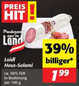 Nah&Frisch Loidl Haus-Salami Angebot