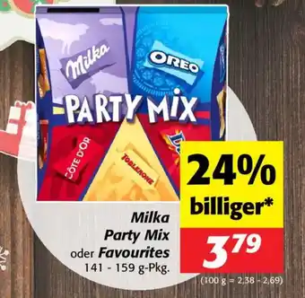 Milka Party Mix oder Favourites