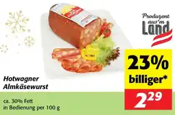 Nah&Frisch Hotwagner Almkäsewurst Angebot