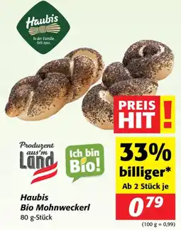 Nah&Frisch Haubis Bio Mohnweckerl Angebot