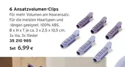 Tchibo Eduscho 6 Ansatzvolumen-Clips Angebot