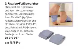 Tchibo Eduscho 2 Faszien-Fußüberzieher Angebot